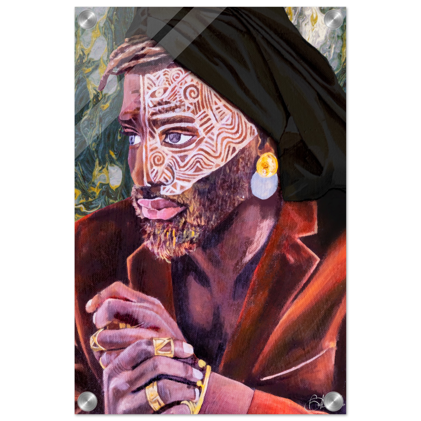 Resurgence | Fuoco Verde | Acrylic - ROO7ED