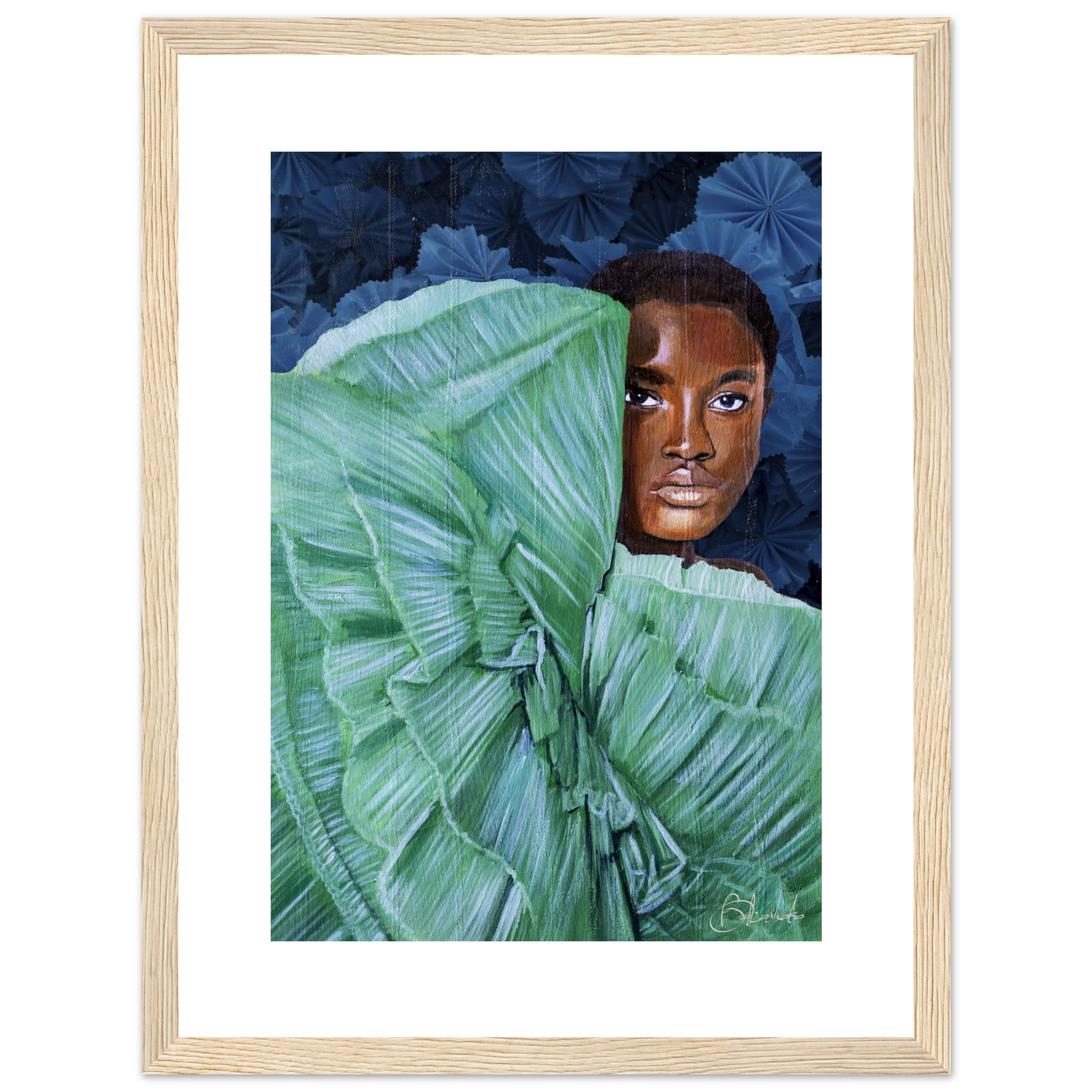 Peek a Boo | Blu Royal | Wooden - ROO7ED