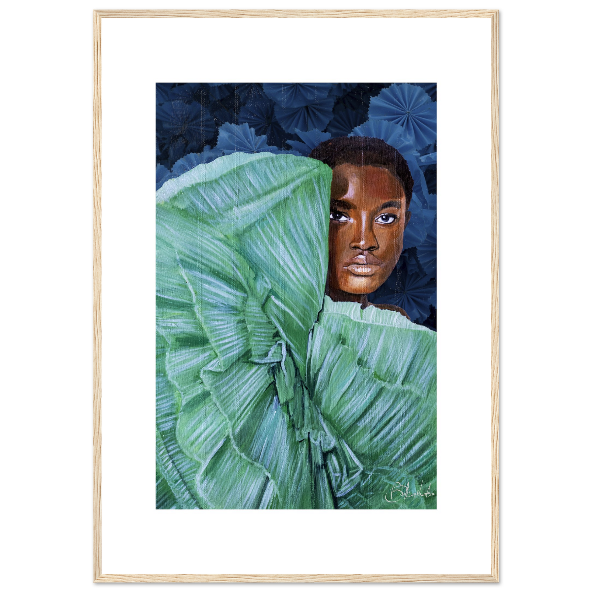 Peek a Boo | Blu Royal | Wooden - ROO7ED