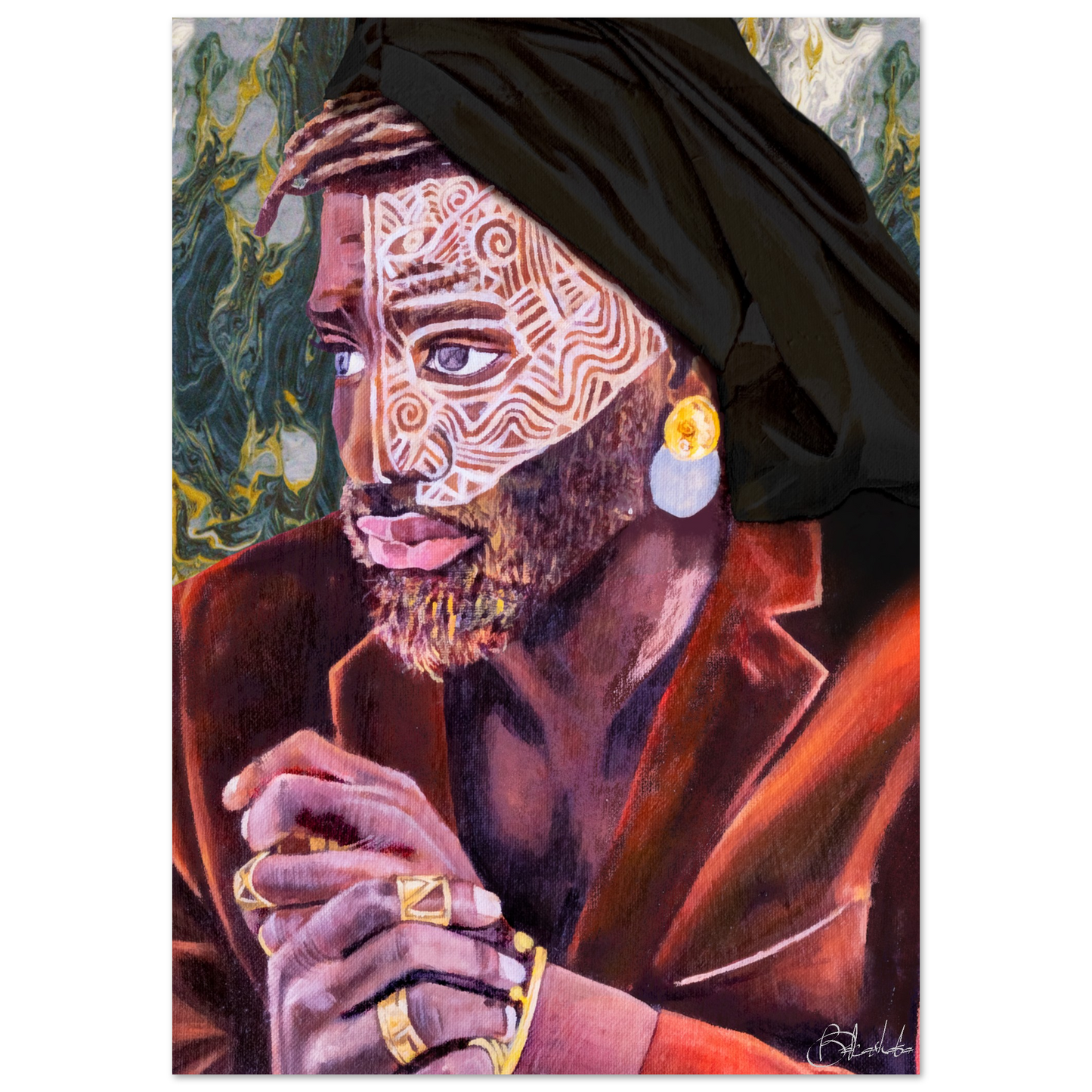 Resurgence | Fuoco Verde | Poster - ROO7ED