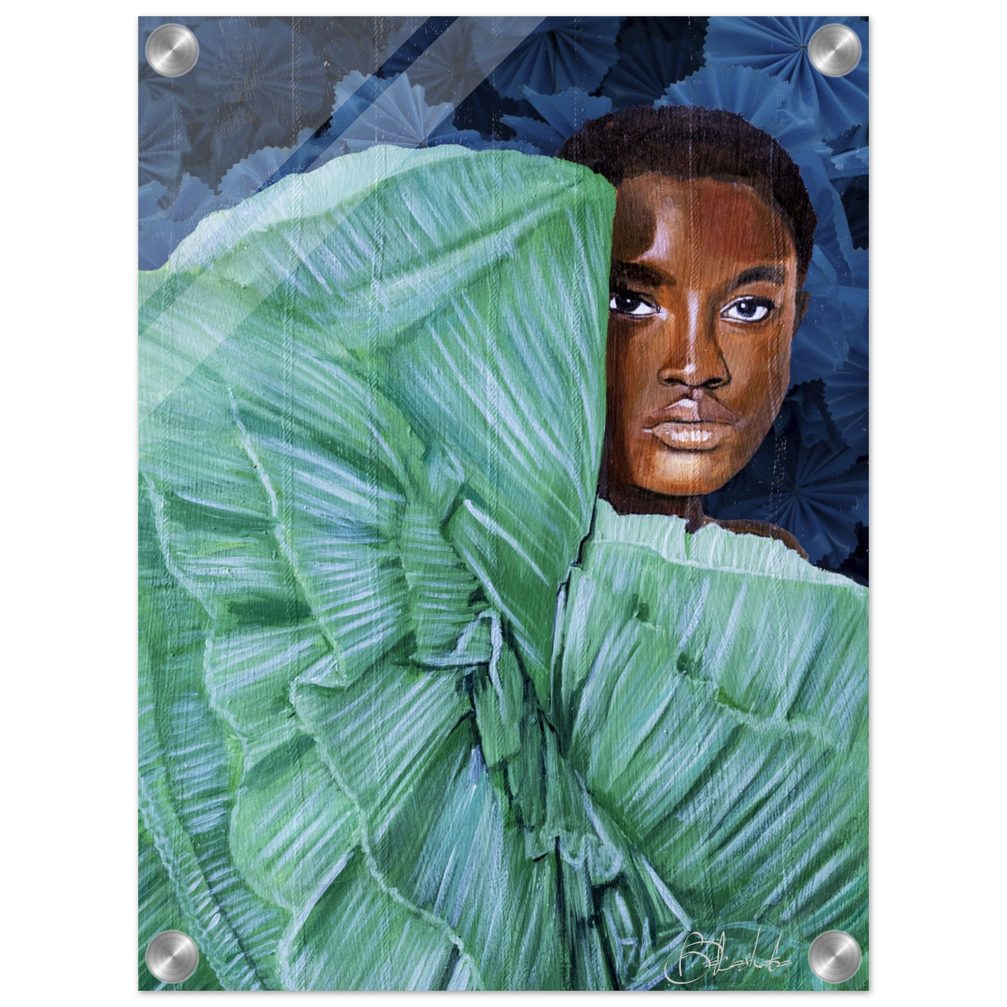 Peek a Boo | Blu Royal | Acrylic - ROO7ED