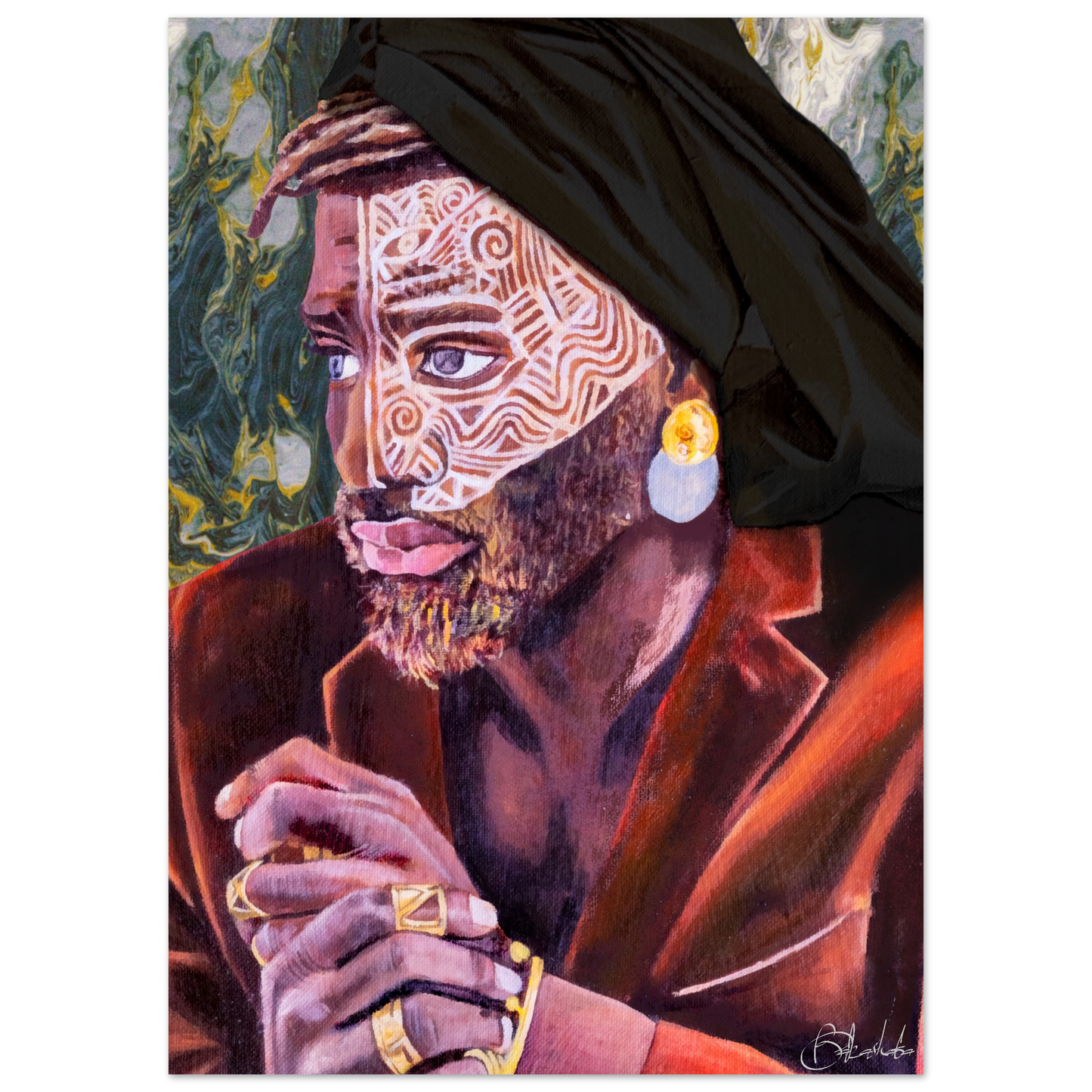 Resurgence | Fuoco Verde | Poster - ROO7ED