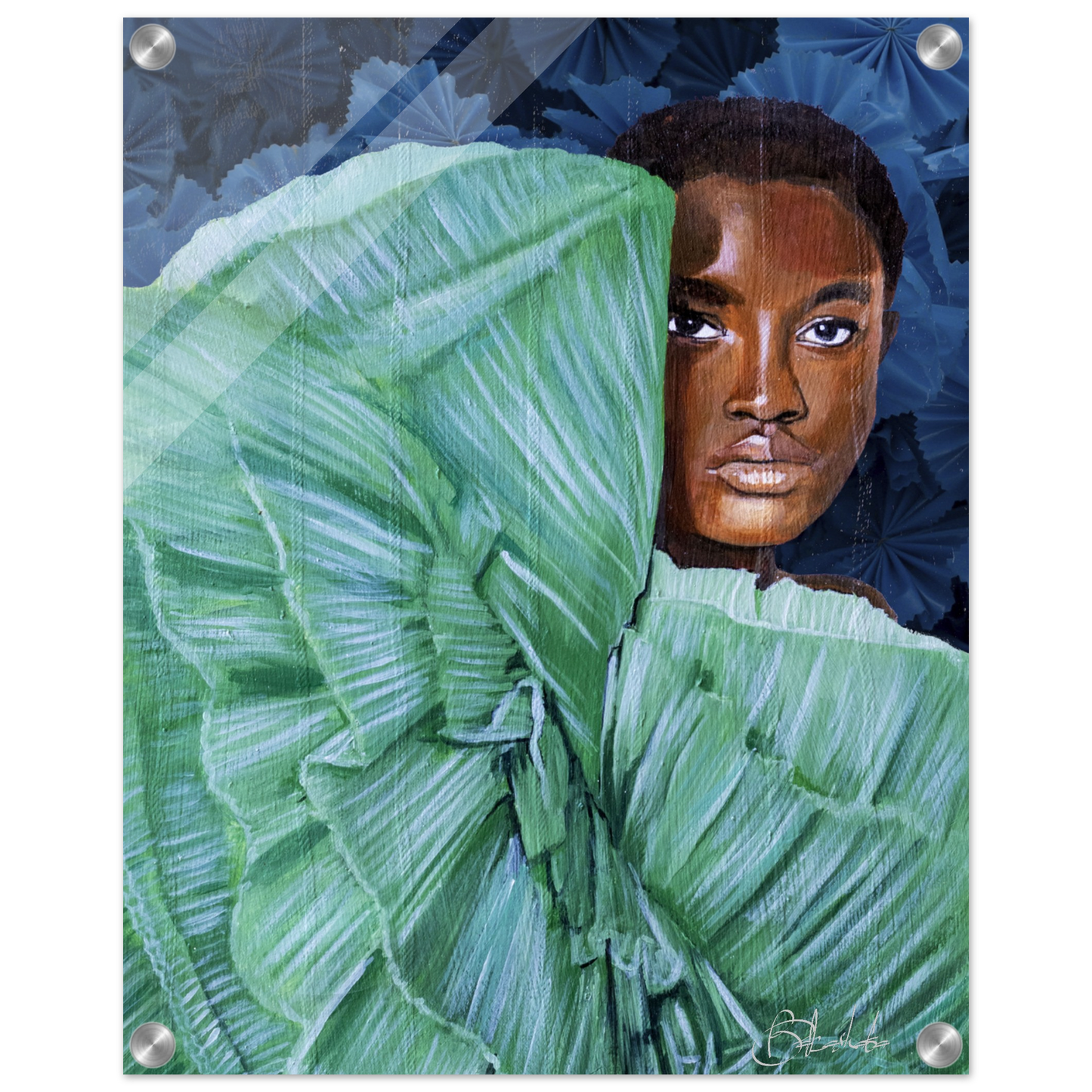 Peek a Boo | Blu Royal | Acrylic - ROO7ED